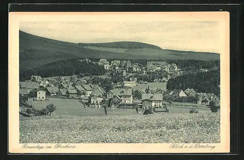 AK Braunlage /Harz, Blick a. d. Hütteberg