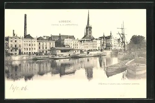 AK Lübeck, Partie a. d. Untertrave