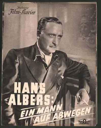 Filmprogramm IFK Nr. 3056, Ein Mann auf Abwegen, Hans Albers, Charlotte Thiele, Regie: Herbert Selpin