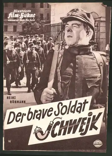 Filmprogramm IFB Nr. 05415, Der brave Soldat Schweijk, Heinz Rühmann, Ernst Stankovski, Regie: Axel von Ambesser