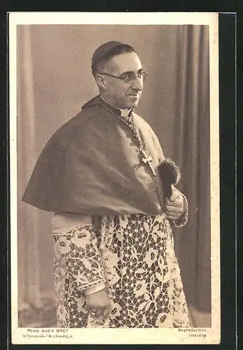 AK S. Exc. Monseigneur Lamy, Évêque d`Auxerre, Archevêque de Sens