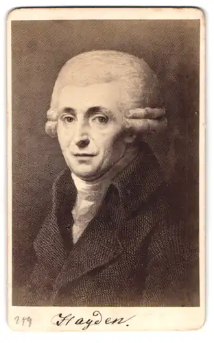 Fotografie Portrait Joseph Haydn / Komponist