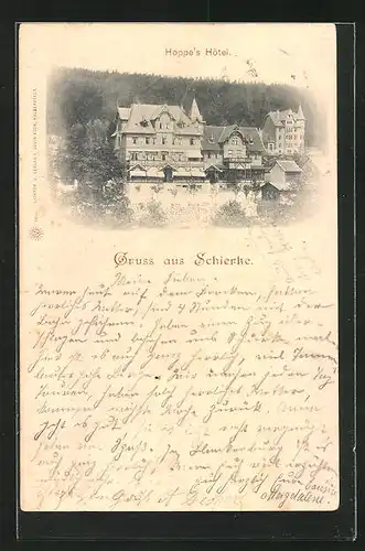 AK Schierke, Hoppe`s Hôtel