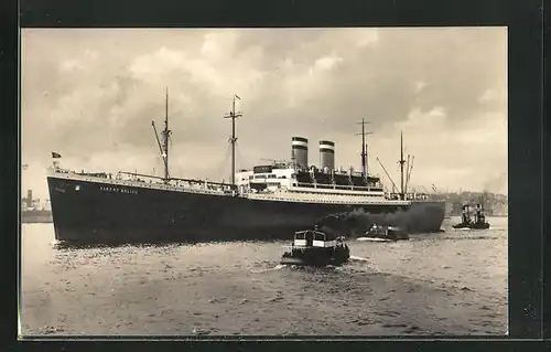 AK Dampfer Albert Ballin auf der Hamburg-Amerika Linie