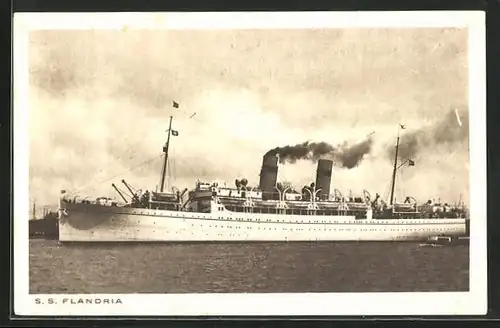 AK Passagierschiff S. S. Flandira - Koninklijke Hollandsche Floyd