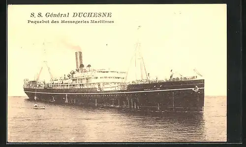 AK Passagierschiff S. S. Général Duchesne - Paquebot des Messageries Maritimes