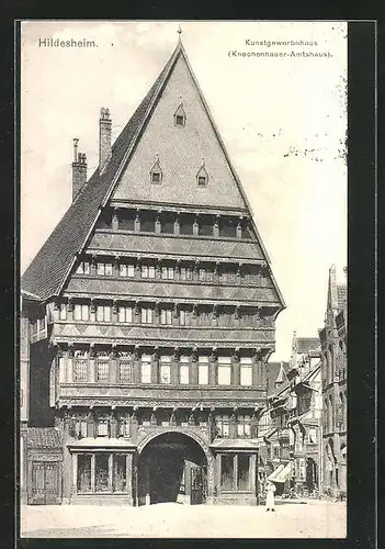 AK Hildesheim, Kunstgewerbehaus, Knochenhauer-Amtshaus