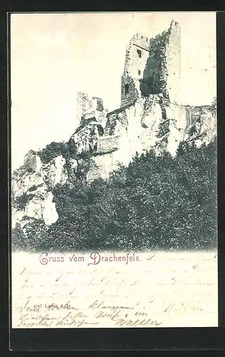 AK Königswinter, Ruine Drachenfels