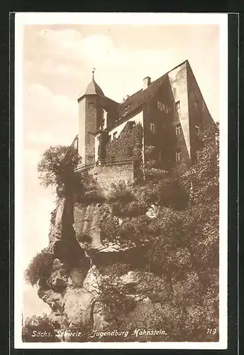 AK Hohnstein / Sächs. Schweiz, Jugendburg Hohnstein