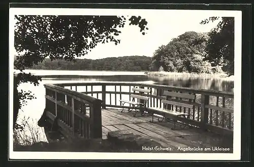 AK Eutin, Angelbrücke am Ukleisee