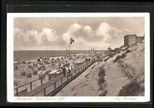 AK Westerland /Sylt, Nordseebad