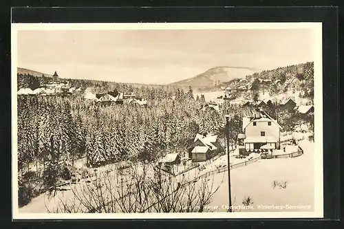 AK Schierke, Oberschierke, Winterberg-Barenberg im Winter