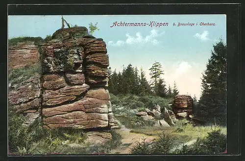 AK Braunlage i. H., Achtermanns-Klippen