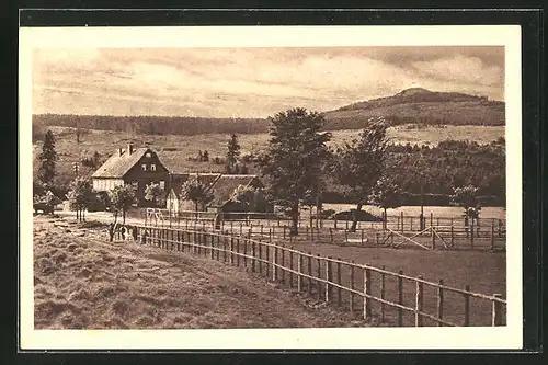 AK Braunlage i. H., Königskrug mit Achtermannshöhe