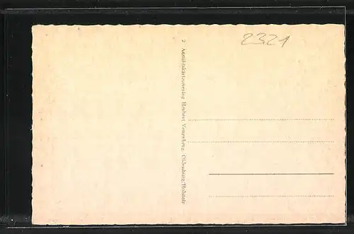 AK Grebin i. Holst., Seepartie, Ortspartie mit Windmühle