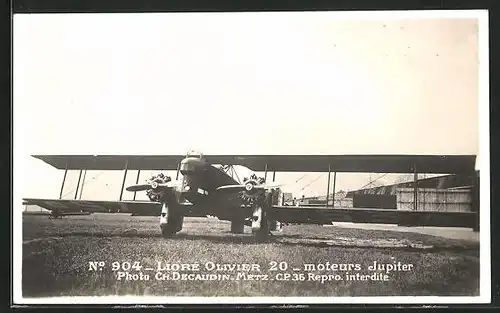 AK Flugzeug, No. 904 Lioré Olivier 20 moteurs Jupiter
