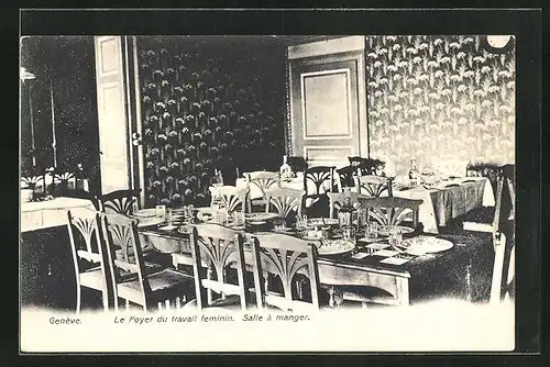 AK Genève, Le Foyer du travail feminin, Salle à manger