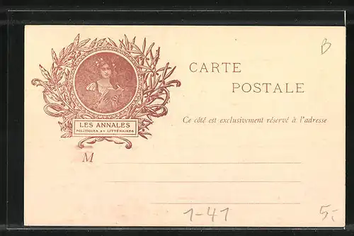 AK Porträtbild von V. Sardou