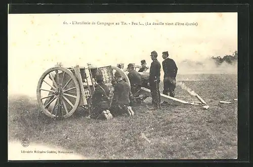 AK L`Artillerie de Campagne au Tir, Feu