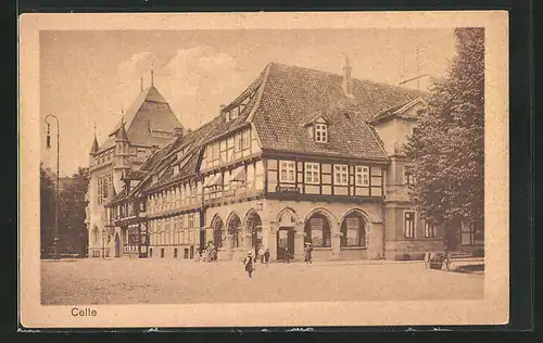 AK Celle, Strasseneck an der Apotheke