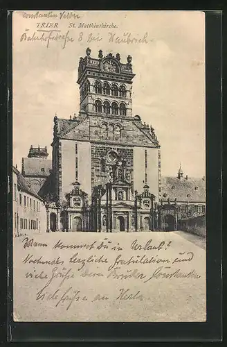 AK Trier, St. Matthiaskirche