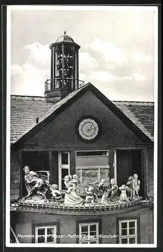 AK Hameln, Rattenfänger-Kunstuhr