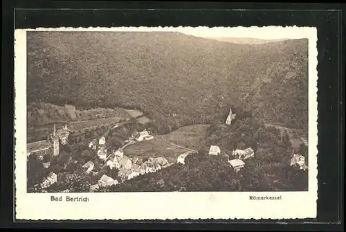 AK Bad Bertrich, Römerkessel aus der Vogelschau