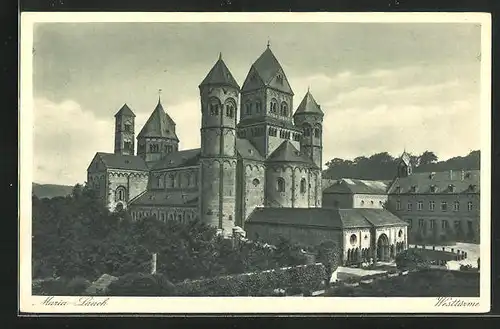 AK Glees, Benediktinerabtei Maria-Laach - Westürme
