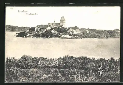 AK Ratzeburg, Totalansicht mit Wasserpartie