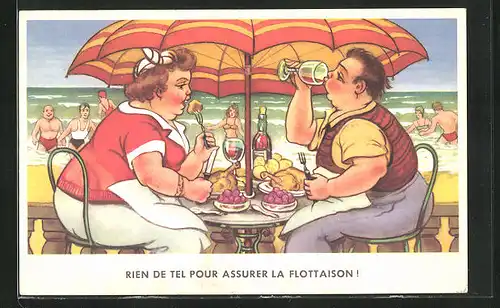 AK Rien de tel pour Assurer la Flottaison, Übergewicht