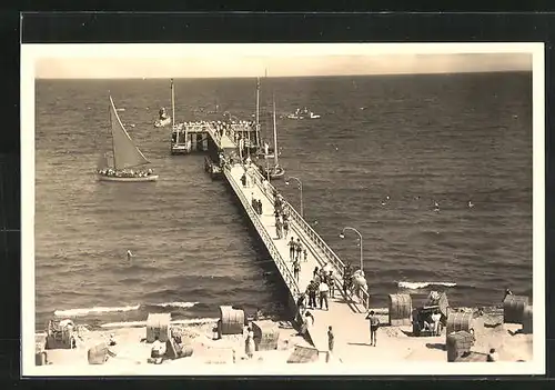 AK Timmendorfer Strand, Seebrücke des Ostseebads