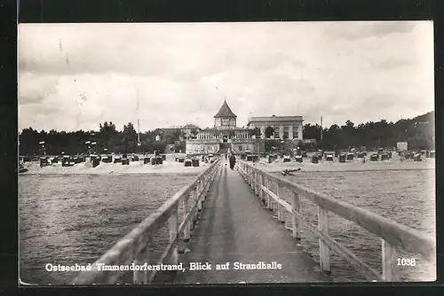 AK Timmendorfer Strand, Blick auf die Strandhalle