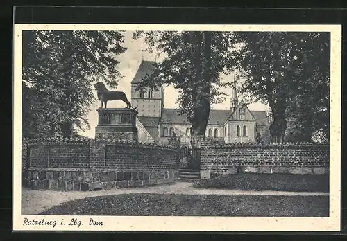 AK Ratzeburg i. Lbg., Blick auf den Dom