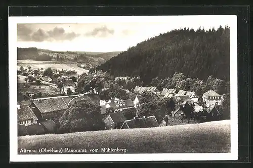 AK Altenau i. Oberharz, Panorama vom Mühlenberg