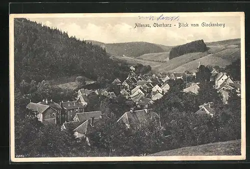 AK Altenau i. Oberharz, Blick vom Glockenberg