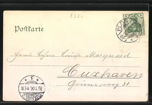 AK Plön, Wohnhaus der Kaiserlichen Prinzen