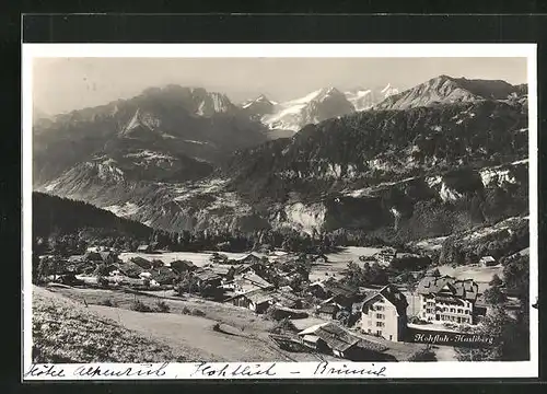 AK Hohfluh-Hasliberg, Panorama mit Bergen