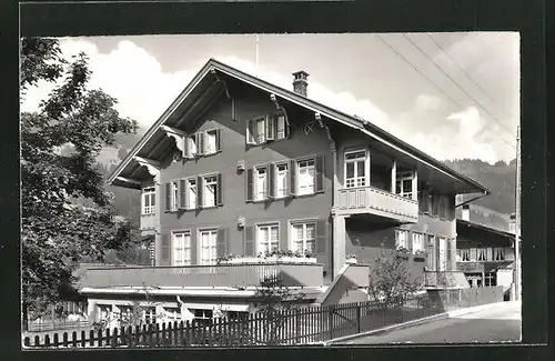 AK St. Stephan / B.-O., Lerchhaus, Ferienheim der Mädchensekundarschule Monbijou Bern