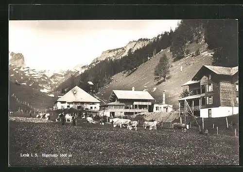 AK Lenk i. S., Ortsansicht mit Ifigenalp