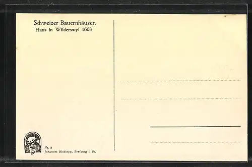 AK Wilderswyl, Schweizer Bauernhaus