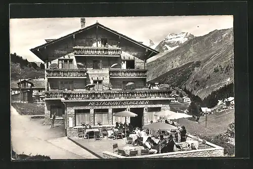 AK Saas-Fee, Hotel-Pension Burgener