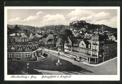 AK Blankenburg i. H., Gebirgshotel und Kurhaus