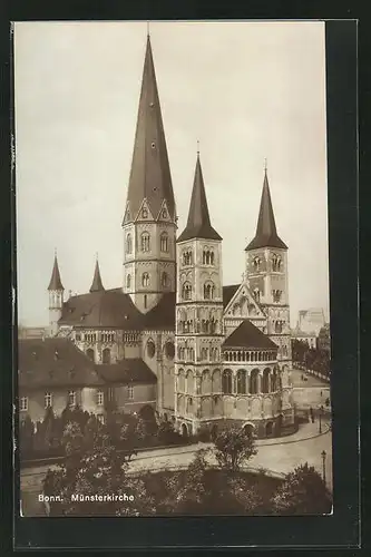 AK Bonn, Anlagen vor der Münsterkirche