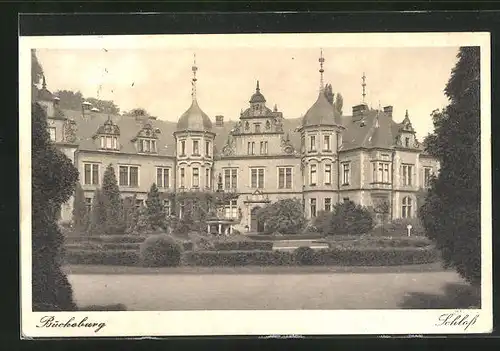 AK Bückeburg, Vorderansicht des Schlosses