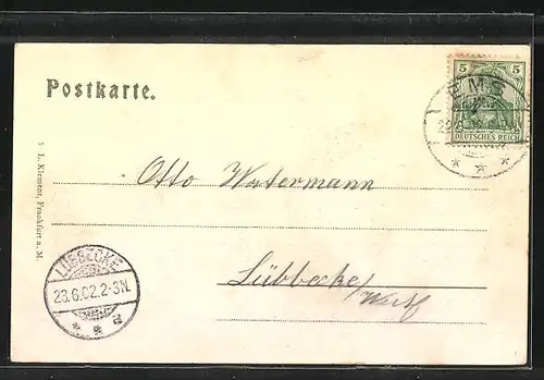 AK Bad Ems, Stadttotale vom Concordiaturm aus gesehen