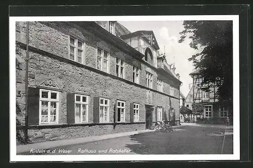 AK Rinteln a.d.Weser, Rathaus und Ratskeller