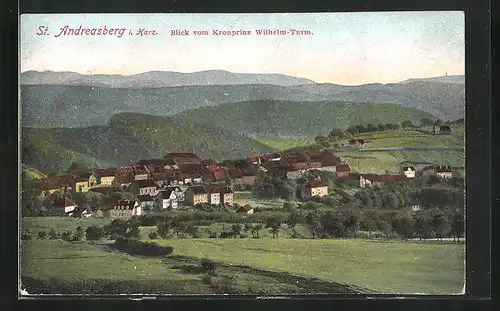 AK St. Andreasberg i. Harz, Blick vom Kronprinz Wilhelm-Turm