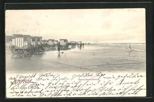 AK Norderney, Am Herrenbadestrand