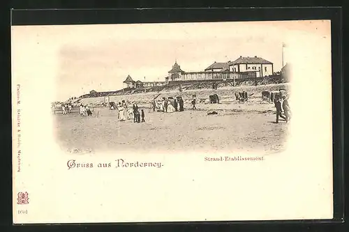 AK Norderney, Strand-Etablissement