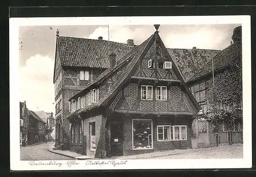 AK Lauenburg / Elbe, Ortsansicht, altes Haus